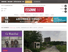 Tablet Screenshot of essonneinfo.fr